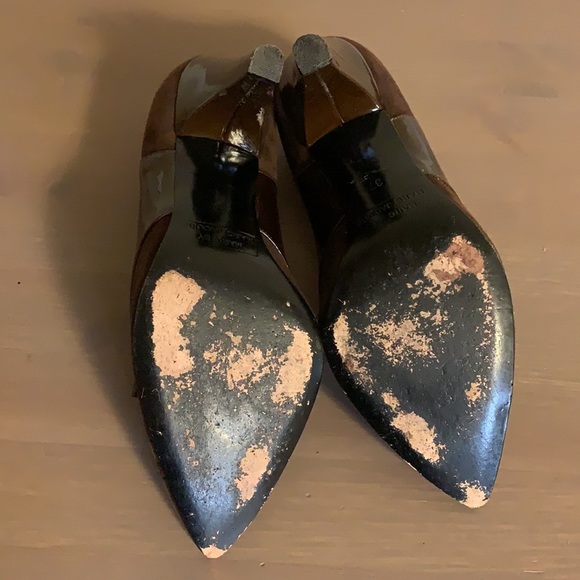 Marc by Marc Jacobs Brown Leather and Suede Pumps - Women’s Size 37 - Picture 8 of 8